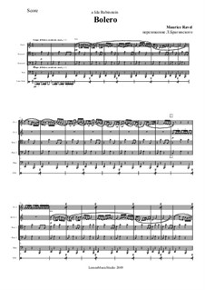 Bolero, M.81: partitura completa by Maurice Ravel