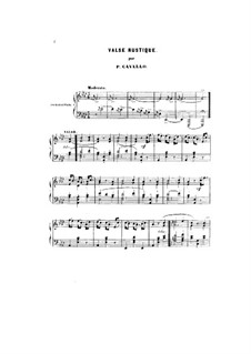 Valse rustique, Op.24: Valse rustique by Peter Cavallo