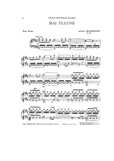Mai fleuri, Op.28: Mai fleuri by Albert Chandelier