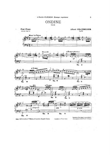 Ondine, Op.30: Ondine by Albert Chandelier