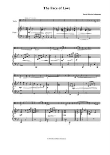 The face of love: para viola e piano by David W Solomons