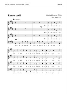 Rorate coeli (2016): Rorate coeli (2016) by Martin Klemenz