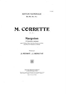 Concerto for Three Violins, Cello and Piano No.3 'Margoton': violino parte II by Michel Corrette