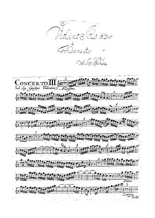 Concerti A5 No.3-4 (parts): Concerti A5 No.3-4 (parts) by Giuseppe Valentini