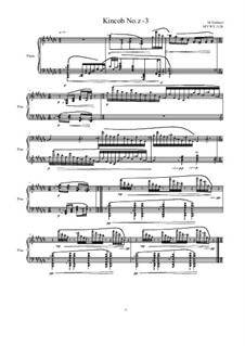 Kincob No.z-3 for piano, MVWV 1026: Kincob No.z-3 for piano, MVWV 1026 by Maurice Verheul