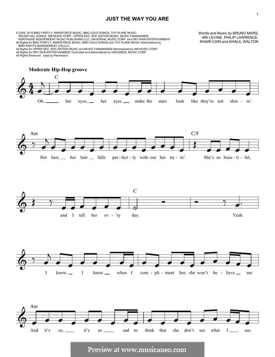 Vocal version: melodia by Ari Levine, Khalil Walton, Khari Cain, Bruno Mars, Philip Lawrence