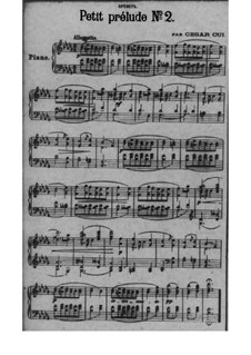 Little Prelude No.2 in B Flat Minor: Little Prelude No.2 in B Flat Minor by César Cui
