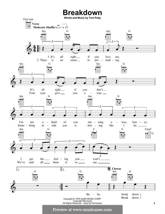 Breakdown: para ukulele by Tom Petty