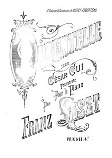 Tarantella, Op.12: Para Piano by César Cui