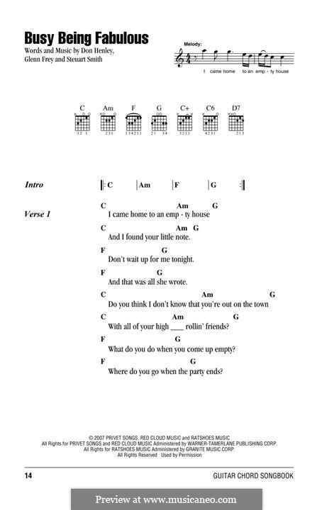 Busy Being Fabulous (The Eagles) por D. Henley, G. Frey, S. Smith em ...