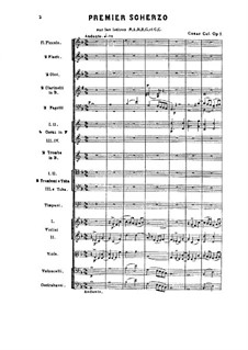 Scherzo No.1, Op.1: Scherzo No.1 by César Cui