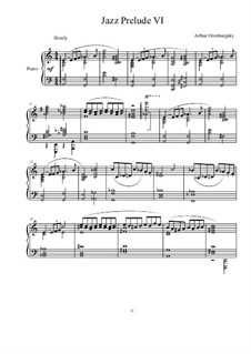 Jazz Prelude No.6: Jazz Prelude No.6 by Arthur Orenburgsky