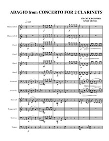 Concerto for Two Clarinets and Orchestra in E Flat Major, Op.35: Adágio by Franz Krommer