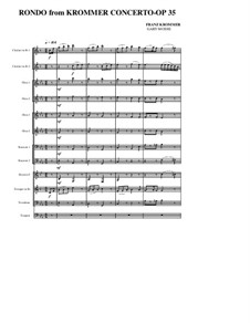 Concerto for Two Clarinets and Orchestra in E Flat Major, Op.35: Rondo by Franz Krommer