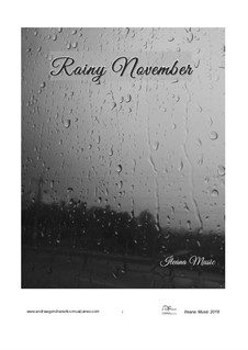 Rainy November, Op.20: Rainy November by Andfrullato