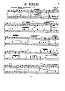 Six Miniatures for Piano, Op.39: No.4 Au berceau by César Cui