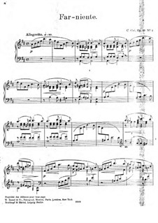 À Argenteau, Op.40: No.2 Dolce far niente by César Cui