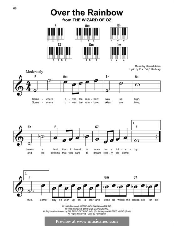 Instrumental version: For any instrument by Harold Arlen