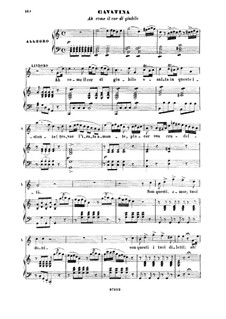 L'italiana in Algeri (The Italian Girl in Algiers): Ah come il cor di giubilo. Cavatina for Tenor by Gioacchino Rossini