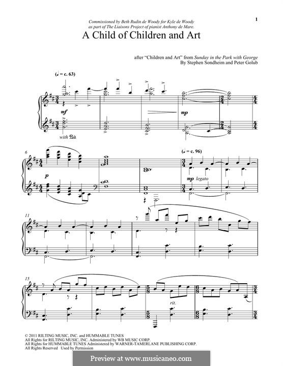 A Child of Children and Art: Para Piano by Stephen Sondheim