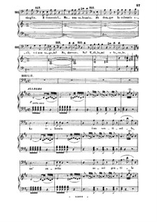 La calunnia è un venticell: Para vocais e piano by Gioacchino Rossini