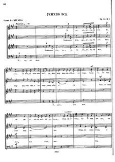 Six Choirs, Op.63: No.2 by César Cui