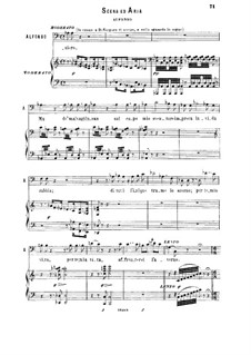 La favorita: Vien, Leonora, a piedi tuoi. Recitative and Aria for bass by Gaetano Donizetti