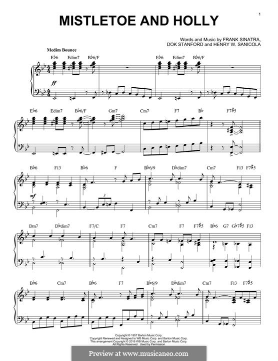 Piano version: Jazz version by Dok Stanford, Henry W. Sanicola