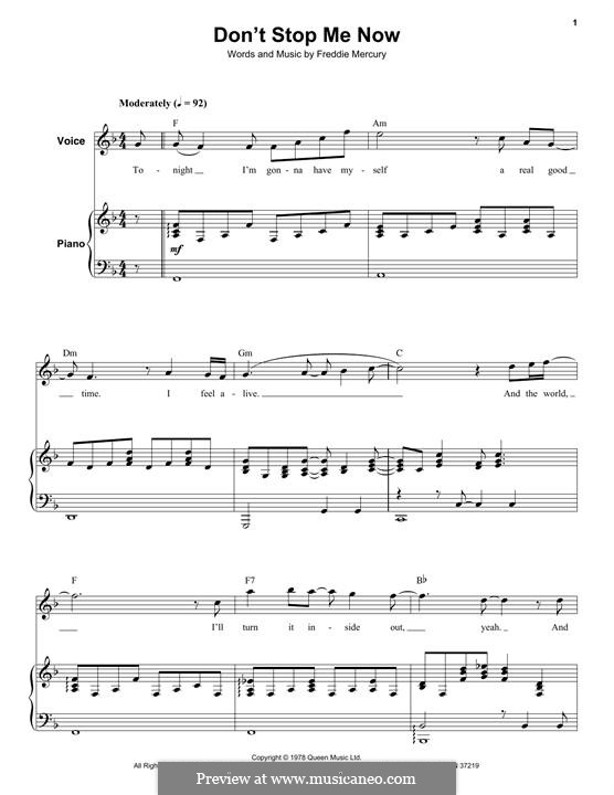 Vocal version: Para vocais e piano by Freddie Mercury