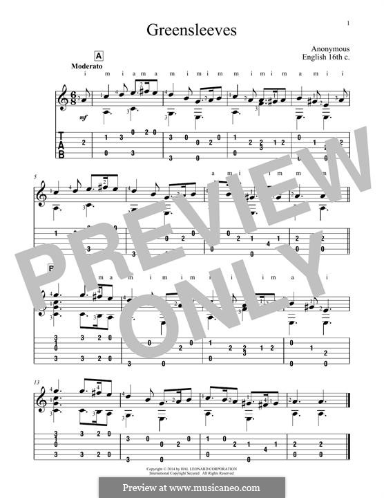One instrument version: Para Guitarra by folklore