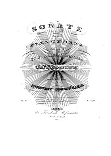 Piano Sonata in F Minor, Op.8: Piano Sonata in F Minor by Norbert Burgmüller