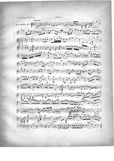 Two Quartets for Piano and Strings, Op.224: parte do violino by Carl Czerny