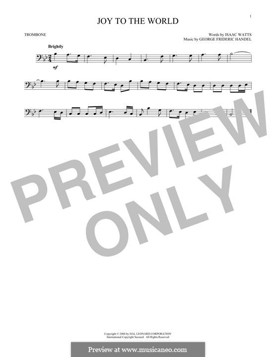 Instrumental version: para trombone by Georg Friedrich Händel