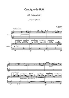 Piano version: Version for four hands by Adolphe Adam