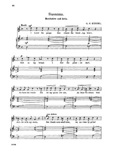 Susanna, HWV 66: Beneath the Cypress' Gloomy Shade by Georg Friedrich Händel