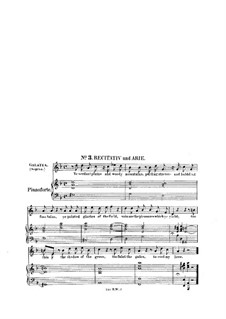 Acis and Galatea, HWV 49: Ye verdant plains…Hush, ye pretty warbling quire. Recitative and Aria for soprano by Georg Friedrich Händel