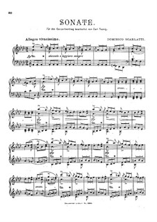 Sonata No.475 in F Minor, K.519 L.475 P.445: Para Piano by Domenico Scarlatti