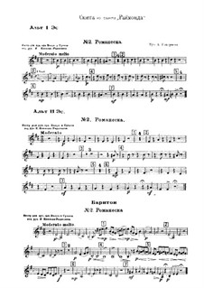 Raymonda, Op.57: Suite. No.2 Romaneska – parts by Alexander Glazunov