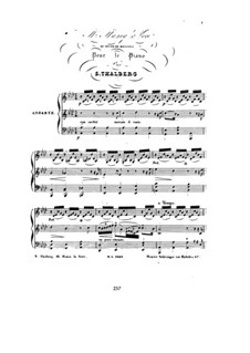 Six Pieces, Op.36: No.3 Mi manca la voce from 'Moïse' by Rossini by Sigismond Thalberg