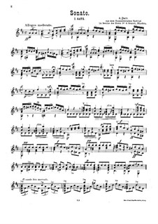 Sonata in D Major: Sonata em D maior by Adam Darr
