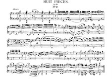Eight Pieces for Piano Four Hands, Op.60: peça No.2 by Carl Maria von Weber