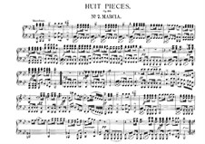 Eight Pieces for Piano Four Hands, Op.60: Piece No.7 (Marcia) by Carl Maria von Weber