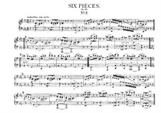 Six Pieces for Piano Four Hands, J.81-86 Op.10: peça No.2 by Carl Maria von Weber