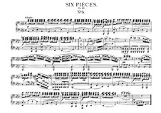 Six Pieces for Piano Four Hands, J.81-86 Op.10: peça No.5 by Carl Maria von Weber