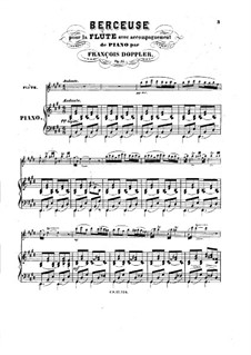 Berceuse (Lullaby), Op.15: Berceuse (Lullaby) by Franz Doppler