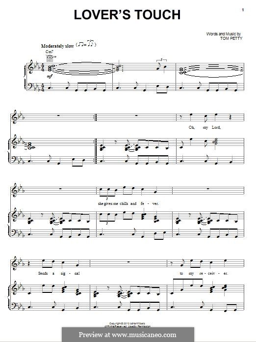 Lover's Touch (Tom Petty and The Heartbreakers): Para vocais e piano (ou Guitarra) by Tom Petty