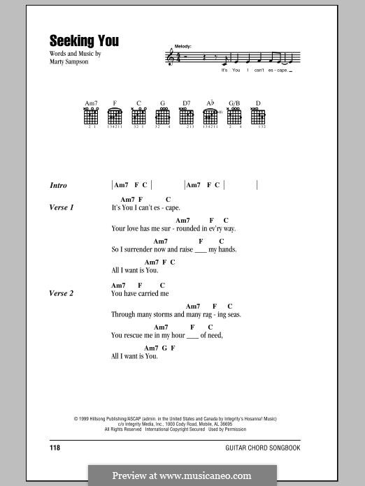 Seeking You (Hillsong United): Letras e Acordes by Marty Sampson