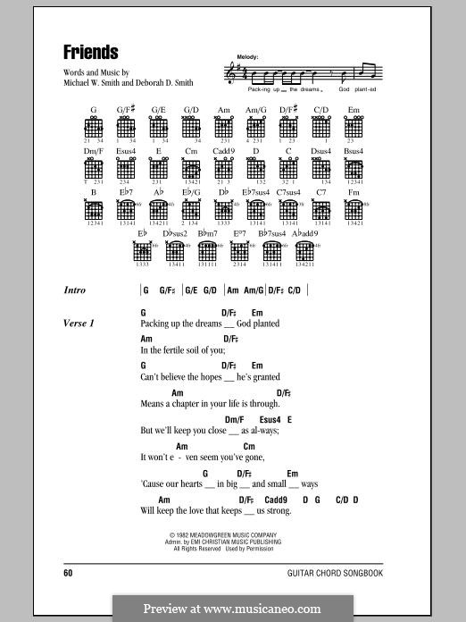 Friends: Letras e Acordes by Michael W. Smith, Deborah D. Smith