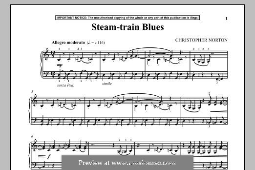 Steam Train Blues: Para Piano by Christopher Norton