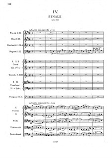 Symphony No.6 in D Major, B.112 Op.60: Movimento IV by Antonín Dvořák